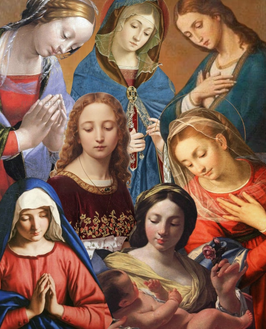 Behold the Handmaid of the Lord - Canvas Print