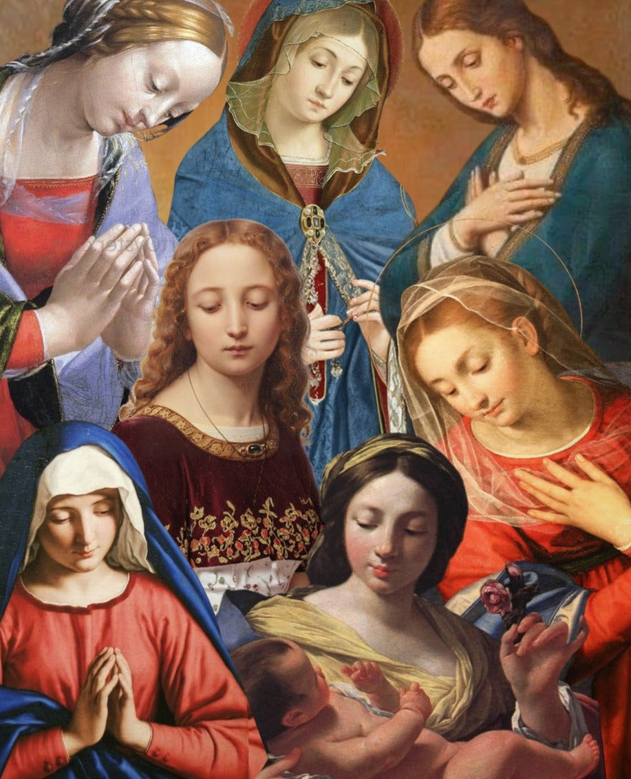 Behold the Handmaid of the Lord - Framed Poster
