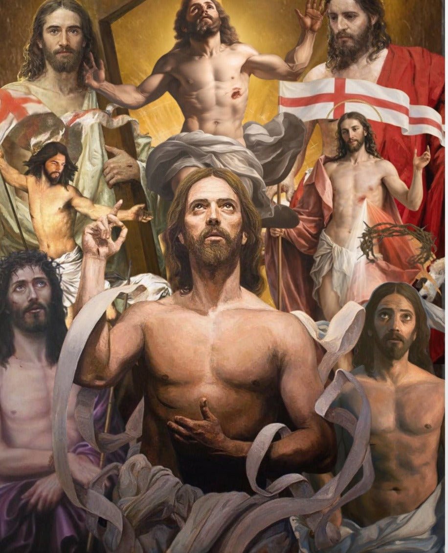 He Is Risen - Metal Print